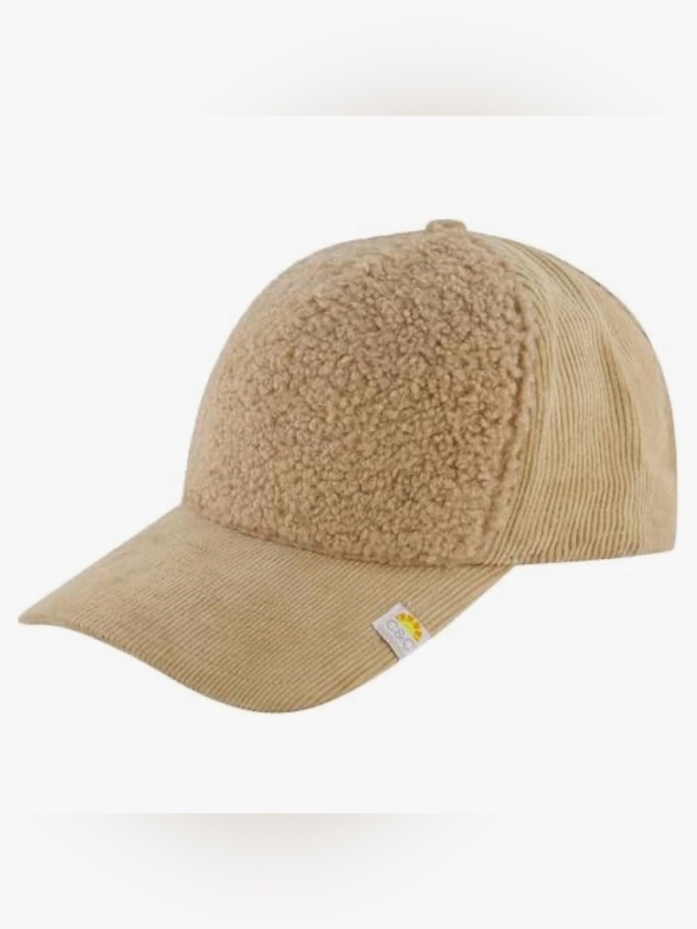 Concept One Women's C & C California Cap, Corduroy and Sherpa Baseball Hat